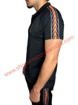 2025 Official Guyana Amazon Warriors Black Polo Shirt